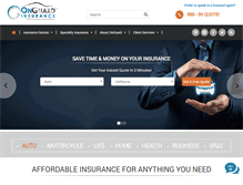 Tablet Screenshot of onguardinsurance.com